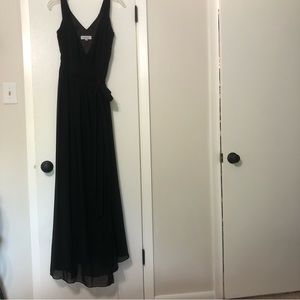 Black Bridesmaid Dress